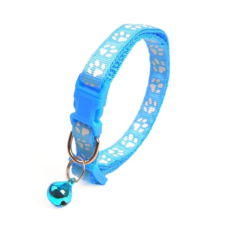 Colorful Adjustable Bell Collar