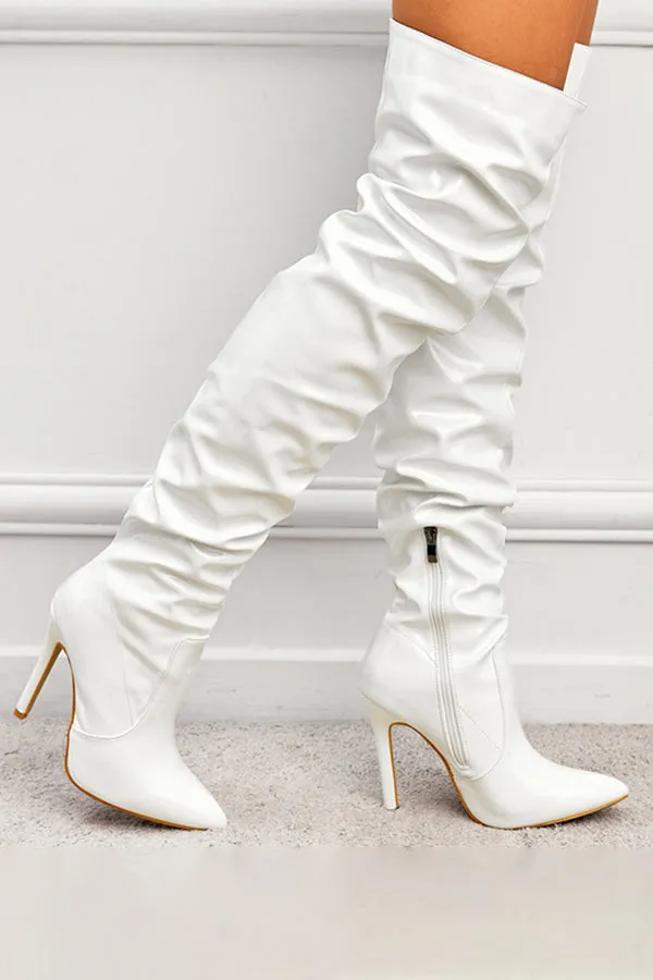 Over Knee High-heeled Boots