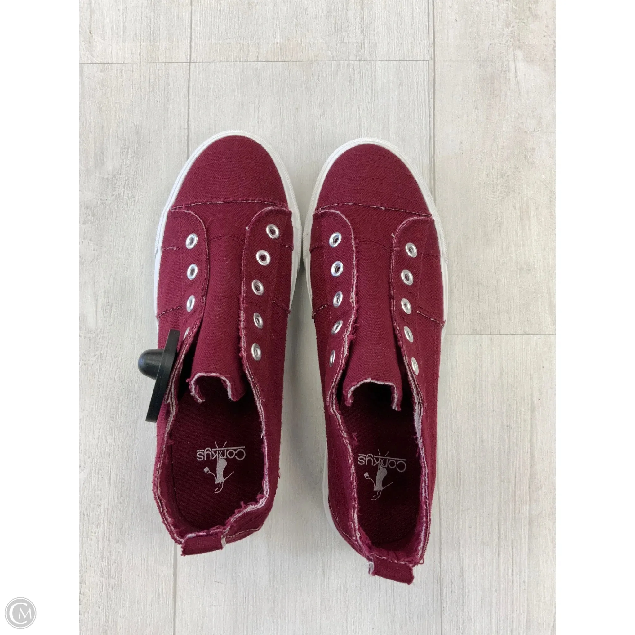 Shoes Sneakers By Corkys In Red, Size: 8