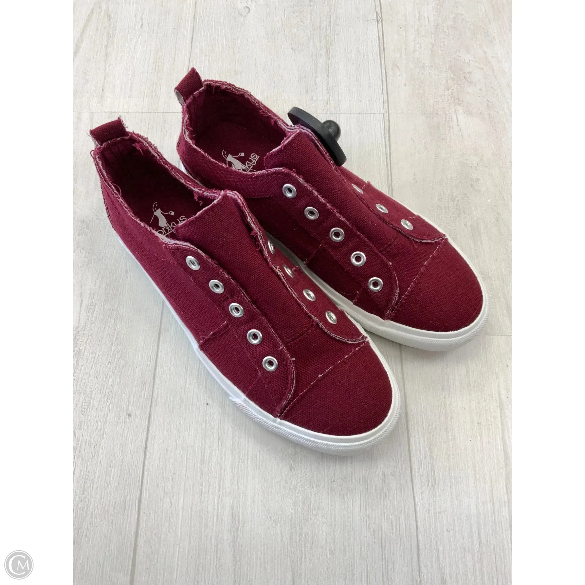 Shoes Sneakers By Corkys In Red, Size: 8