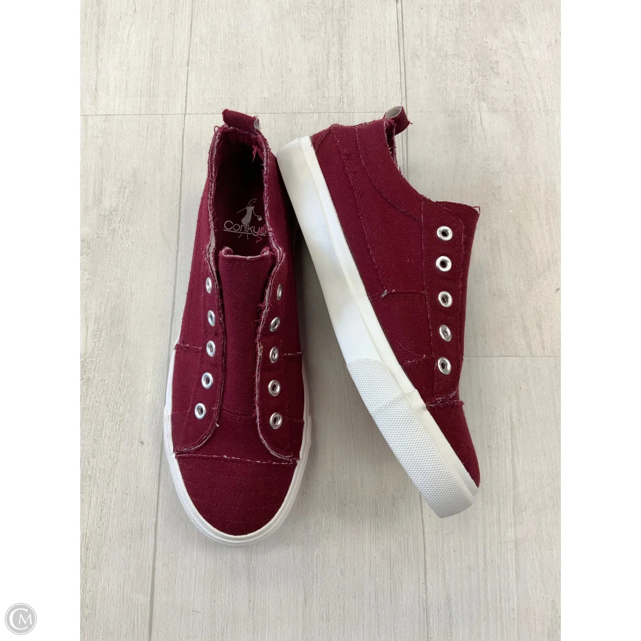 Shoes Sneakers By Corkys In Red, Size: 8
