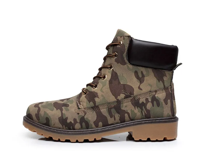 West Louis Trending Camo Boots