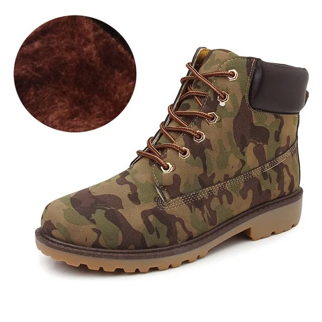 West Louis Trending Camo Boots