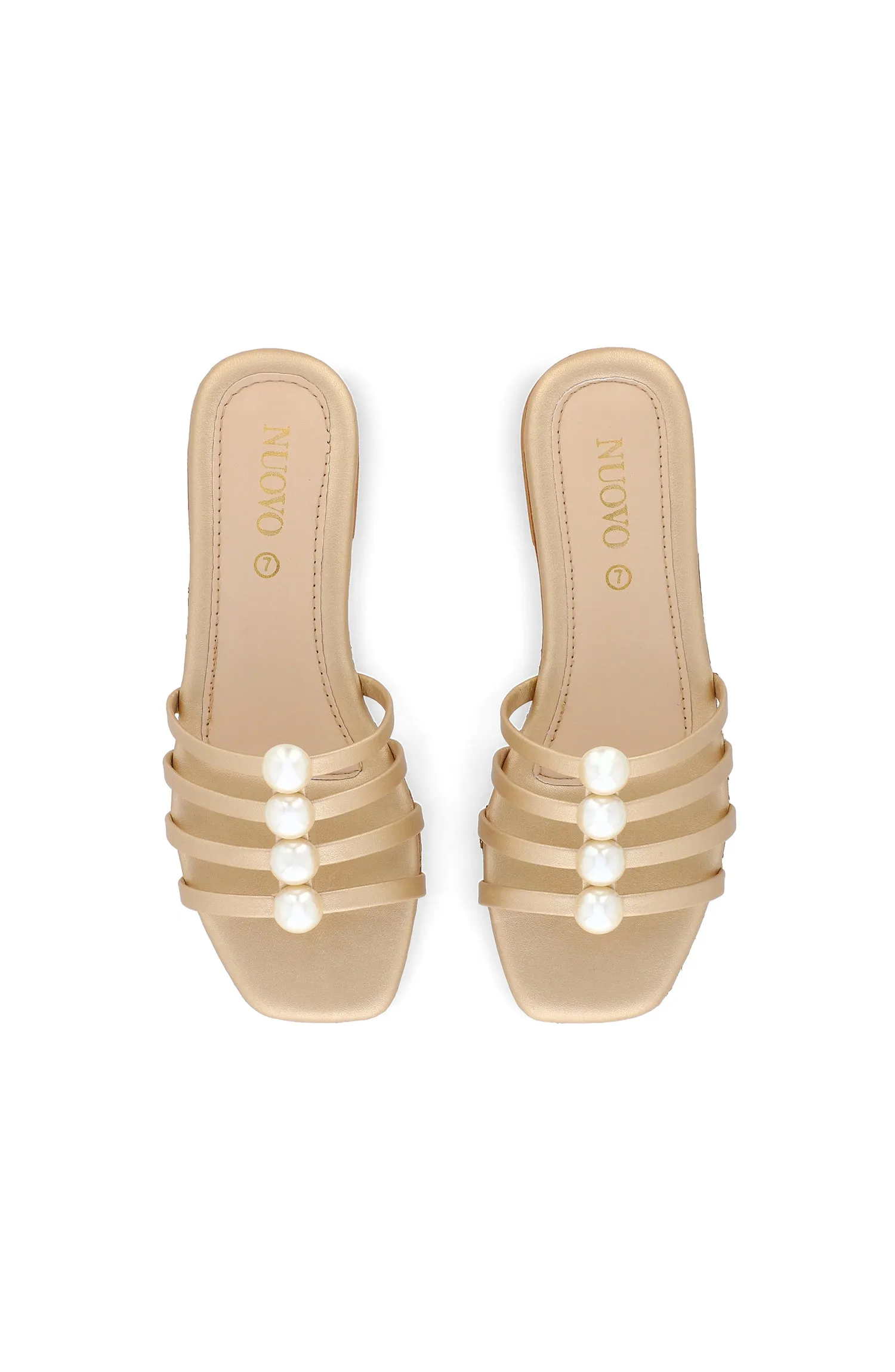 Women Slippers -  GOLDEN (ORFS-68 GOLD)